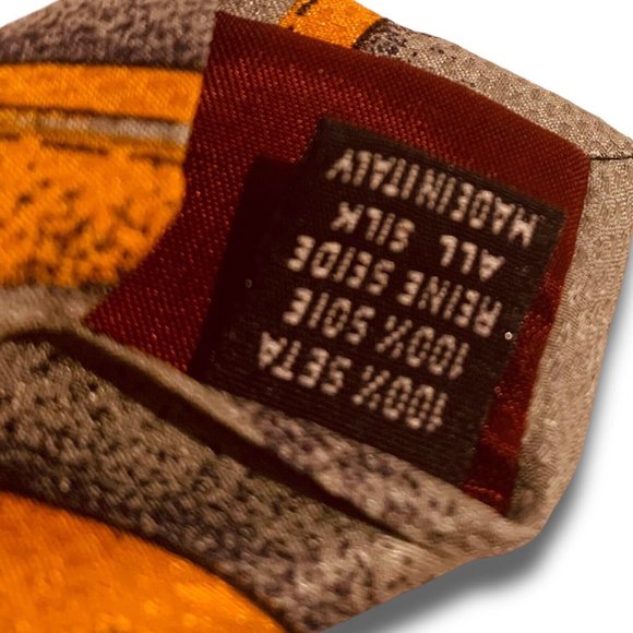 Disney Mickey Mouse Vintage Silk Neck Tie. Made In Italy! PURE SILK! Rare! - Picture 7 of 10